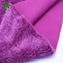 Mulinsen Textile Hot Sale Bonding Fabric 100% Polyester Plain Dyed Polar Fleece Sherpa